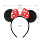 Cumwoen Polka Dots Tutu With Mouse Ears Headband Girls Halloween Costume Birthday Dress Up Accessories Red