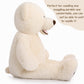 Morismos Giant Teddy Bear With Big Footprints Big Teddy Bear Plush Stuffed Animals (Beige, 51 Inches)