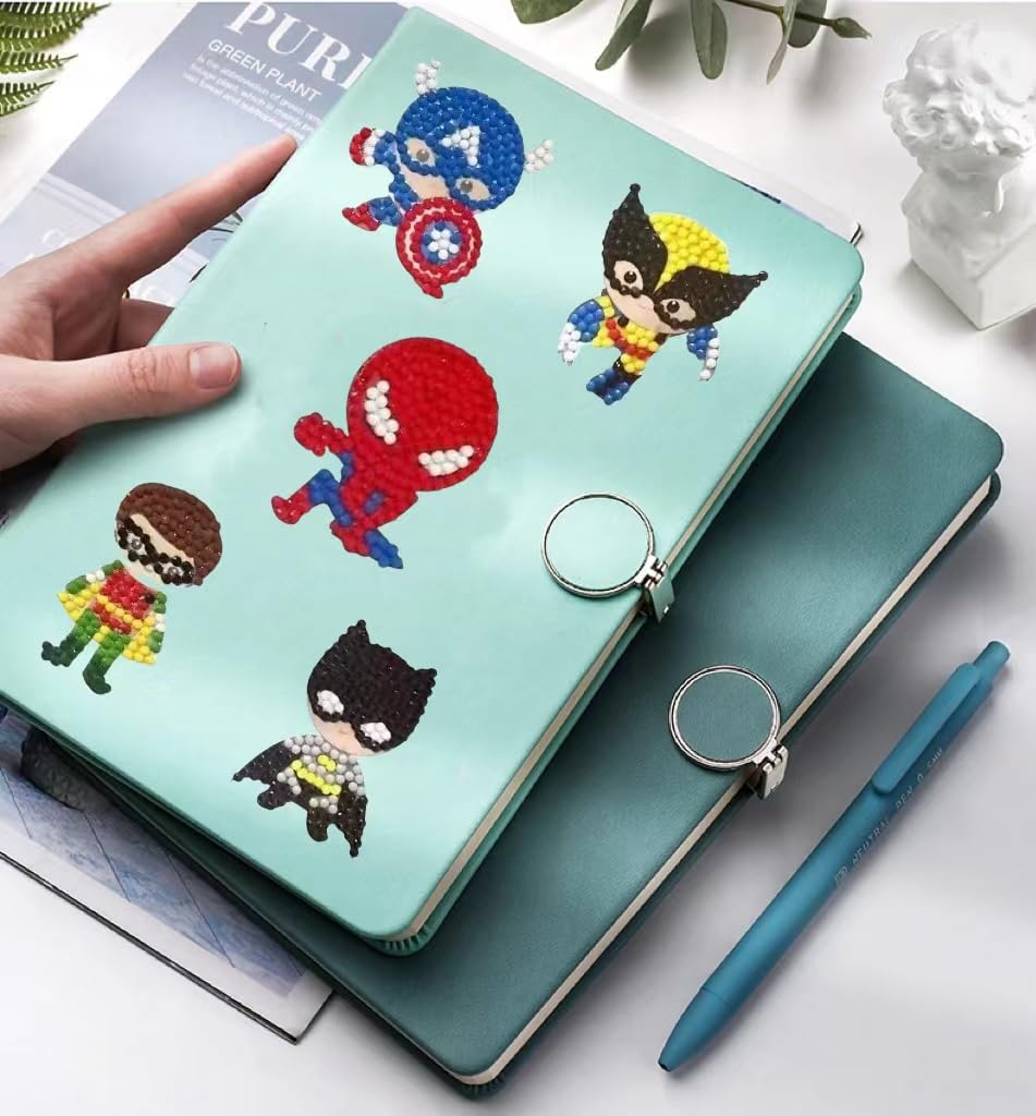 FONYANE Diamond Painting Kits for Boys,Gem Stickers,Diamond Painting Crafts,Arts and Crafts for Boys Ages 4-6-8-10-12,Best Gifts
