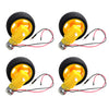 DIYmall TT Motor with Leads DC 3-6V Gearbox Motor 1:48 200RPM Tire Wheel for Arduino Smart Car 2Pin Male Connector Wire (4, 4mot