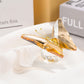 Movdyka Crystal Butterfly Decor Figurines Gifts For Women, Yellow Glass Butterfly Craft Desk Office Dcorations Table Centerpiece