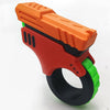Orange Fidget Slider 3D Printed Fidget Gadget Novelty Toy Stress Relief Relax EDC Gyro Finger Ring Fingertip Textured Spinner Fl