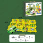 Powertrc Puzzle Track Car Playset, 25 Pcs Puzzle Racer Kids Car Track Set, Toys For Boys 3-5, Floor Puzzle Adventure Track Set, Car Set For Boys 3-5 Toddler Toy Gift (Safari Theme)