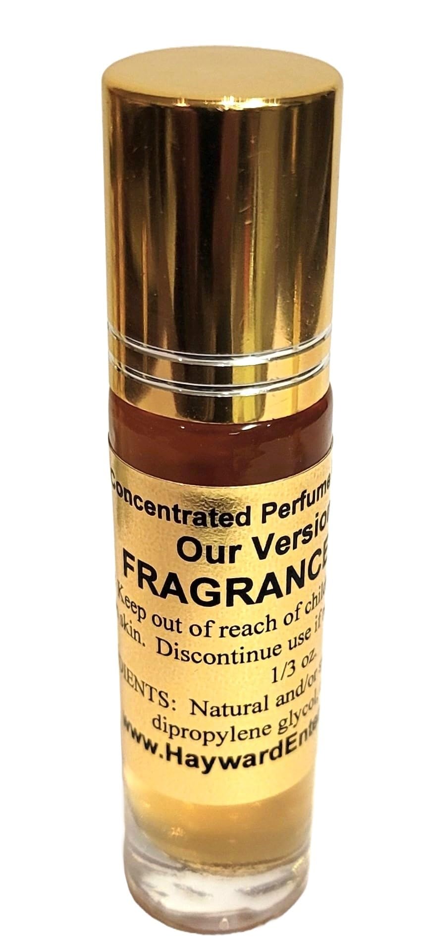 Hayward Enterprises Brand Perfume Oil Compatible To Baby Doll For Women, Fragrance Rendition, Eau De Parfum, 1/3 Oz. (10Ml) Glas