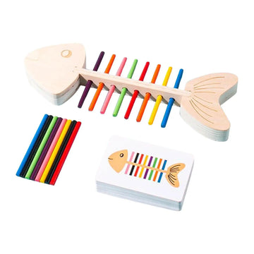 Shinetoy Montessori Toys For 1 To 3 Year Old Boys Girls Toddlers, Wooden Sorting & Stacking Toys For Kids Preschool, Educational