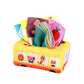 Ecomistiq Pull Along Tissue Box Montessori Crinkle Tissue Toy For Newborns Baby Infant 10 Tissue 3 Crinkle|Baby| Toys For Baby |