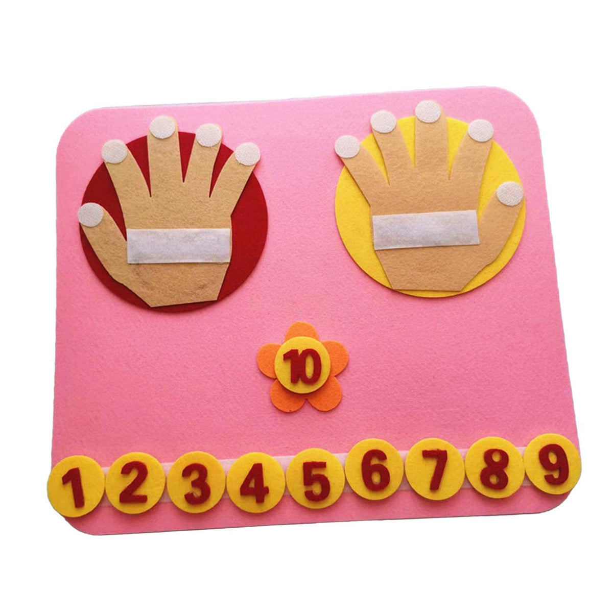 Bnf Montessori Felt Learning Toys Fine Motor Skill For Preschool Travel Kids Counting Pinkbaby | Toys For Baby | Developmental B