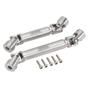 INJORA Steel Drive Shaft 2Pcs Center Drive Shaft for Axial SCX24 AXI00002 JLU AXI00001 C10 Bronco AXI00006 Upgrate Parts