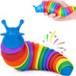 Funblast Slug Toys  Small Slugs Fidget Toys, Sensory Toys For Kids, Clicks Sound Making Toy, Flexible Stretchable Joints Toy Fo