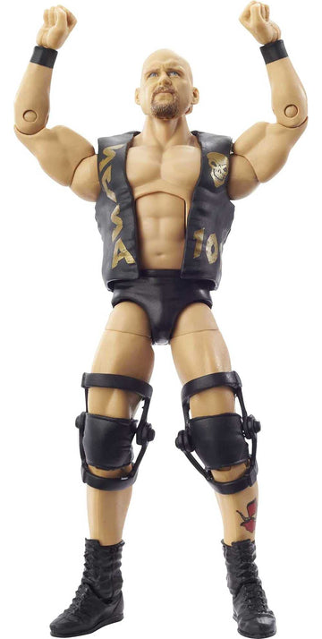 Wwe Stone Cold Steve Austin Royal Rumble Elite Collection Action Figure With Authentic Gear & Accessories, 6-In Posable Collectible Gift For Wwe Fans Ages 8 Years Old & Up