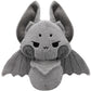 Elainren Crazy Gray Bat Plush Toy Halloween Bat Stuffed Soft Pillow Cartoon Furry Bat Plushie Dolls Gifts/13.7''