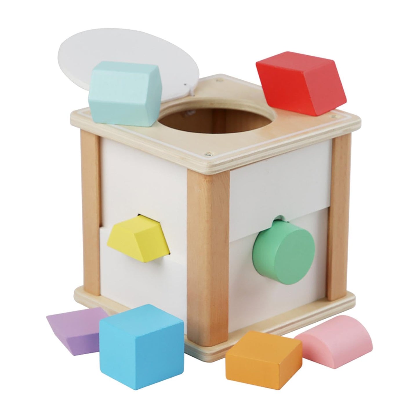 Calandis Montessori Shape Block Toddlers Shape Sorter Toy For Creativity Coordination | Other Educational Toys | Educational