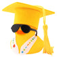Wonuu Mini Graduation Rubber Duck With Stole Sash Sunglasses Graduate Hat, Funny Graduation Gifts Rubber Ducks Graduation Rubber