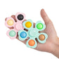 24 Pcs Fidget Spinners Bulk-Mini Pop Bubble Fidget Spinner Toys For Kids Teens Adults Party Favors Games,Birthday Return Gifts G