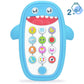 FYYZY Baby Cell Phone Toy for Learning and Play Early Education Telephone with Silicone Teether Cover Music Lights Help Learn Ba
