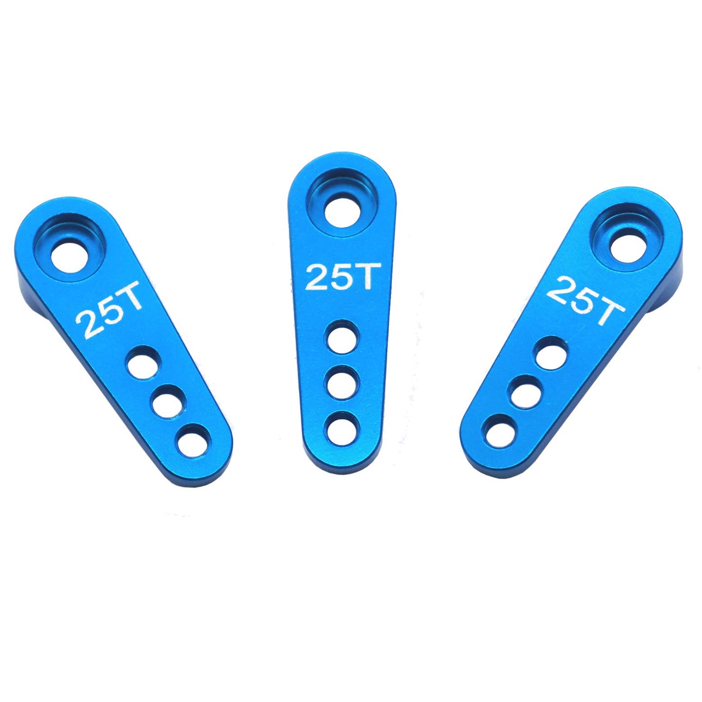 Vgoohobby 3PCS Metal 25T Servo Horn M3 Threads Steering Arm Server Rocker Adapter Compatible with Savox Power HD HSP Servos Moto