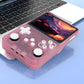 R36S Handheld Game Console 3.5-in 640*480 IPS OCA Screen 3200mAh Opensource System RK3326 Pink Transparent