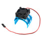 Sharegoo Alloy Heat Sink Heatsink With 5V Cooling Fan For 1/10 Car 540 550 3650 Size Brushless Engine Motor Rc Car Truck Buggy C