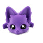 Cute Fox Desk Buddy, Articulated 3D Printed Fidget, 7.5 Inches, Authorized Seller (Purple)