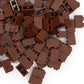 Unirolic Classic Building Bricks Set, 100 Piece 1X2 Basic Building Blocks Stem Creative Building Toys Compatible With All Major Brands(Brown)