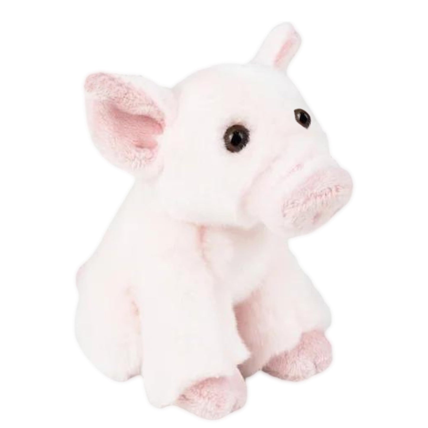 Forest & Twelfth 6'' Stuffed Pig, Soft Plush Toy, Cute Stuffed Animal For Boys And Girls, Realistic Looking Small Stuffed Animal