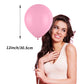 Pink And Blue Balloons Set, 12 Inch Pastel Pale Blue Pink Confetti Latex Balloons, Light Blue Pink White Balloon Kit For Boy Or