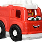 Mega Bloks First Builders Toddler Building Blocks Toy Set, Freddy Firetruck With 6 Pieces And Storage, 1 Figure, Red, Ages 1+ Years