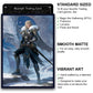 Fantasy North - Nala Tolbryth - Dragon Knight (Dormyr) - 100 Smooth Matte Tcg Trading Card Sleeves - Fits Magic Mtg Commander Po