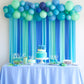 Captain Decor Blue Streamers - 6 Pack of 492ft Crepe Paper Rolls for Party Decorations (1.8 inch x 82 ft/Roll)
