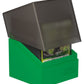 Ultimate Guard Boulder Synergy 100+, Deck Case For 100 Double-Sleeved Tcg Cards, Black/Green, Secure & Durable Storage For Trading Card Games