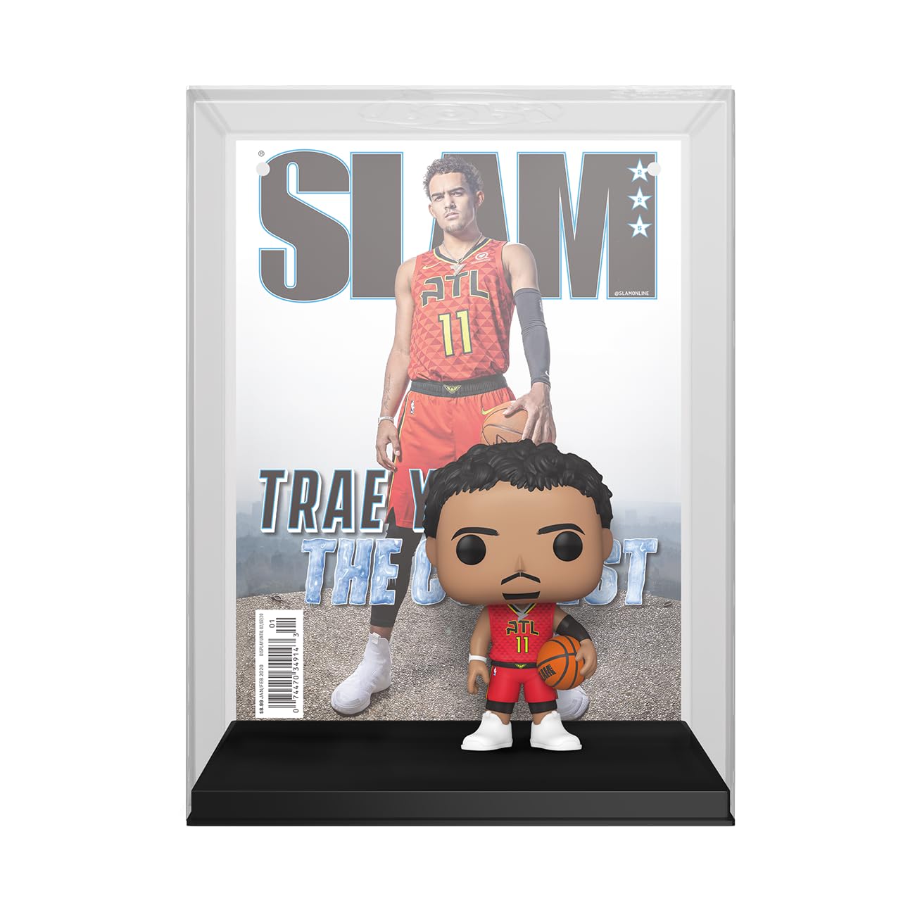 Funko POP! NBA Trae Young Collectible Vinyl Figure - Multicolor - Model 75072 - Perfect Gift for Sports Fans and Collectors