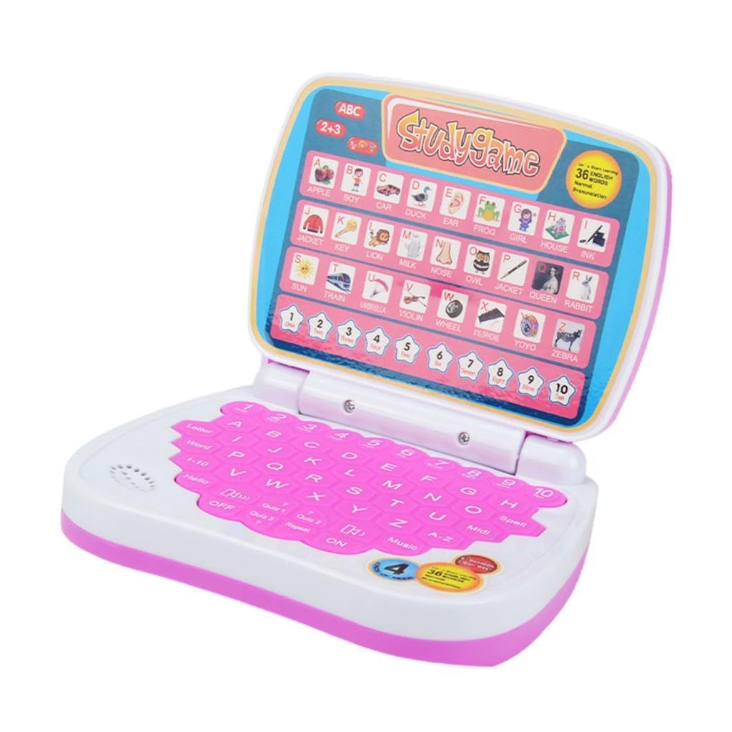 Club BollywoodMultifunction English Early Education Study Game Toy Laptop Computer For Kid|Baby|Toys For Baby|Developmental Baby