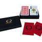 DA VINCI Plastic Playing Cards Set - 2 Decks, Bridge Size, Multicolor, Model 851-BJ