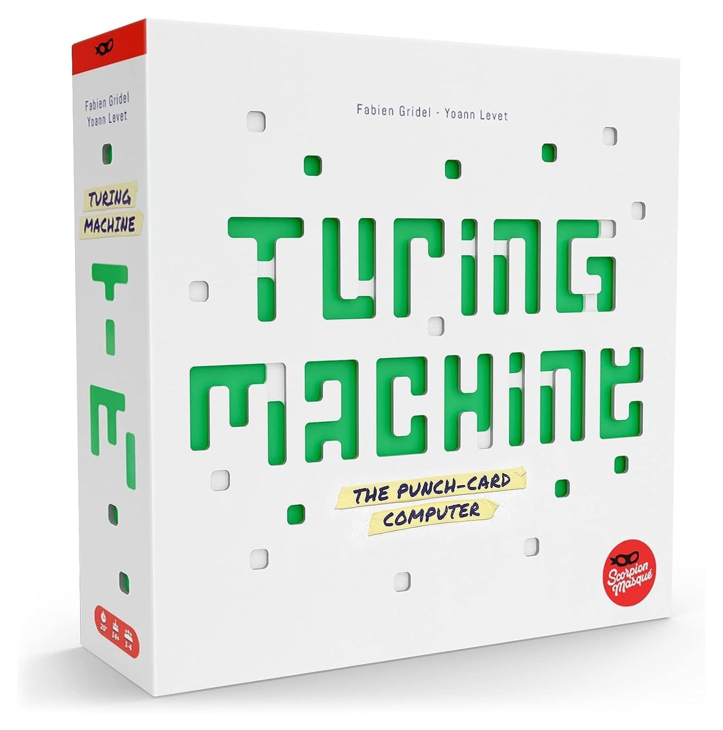Scorpion Masqué Turing Machine Strategy Game | 1-4 Players | Ages 14+ | Cardboard | Multicolor