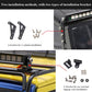 OGRC RC LED Light bar Roof LED Lamp Kit 20 Light Modes Control 155mm for Traxxas 1/10 TRX-4 TRX-6 D90 HSP Redcat RC 4WD Tamiya A