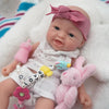 Mire & Mire Reborn Baby Dolls 7 Girl Micro Preemie Full Body Silicone Baby Doll Lifelike Mini Reborn Doll Surprice Children Anti-Stress (Lion)