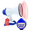 5 CORE Megaphone 30W Bull Horn PA Speaker w 800 Yards Range USB Loud Siren Voice Amplifier Lightweight Portable Megafono for Out