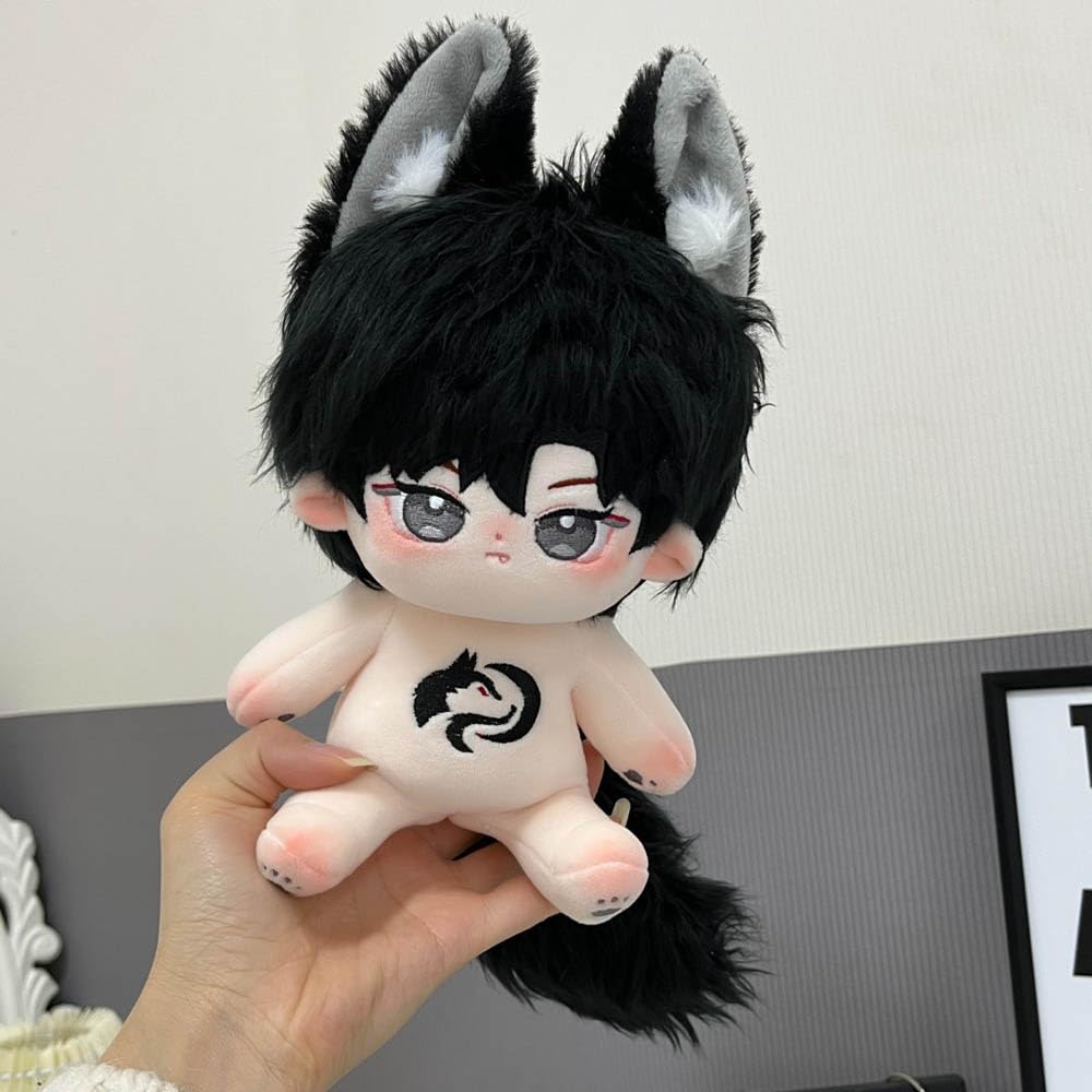 Niannyyhouse 20Cm Plush Doll Rabbit Ears Boy Tail 8In Humanoid Stuffed Body No Attribute Wearable Clothing Dress Up Gifts (3-With Skeleton)