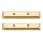 AllinRC SCX24 Skid Plate and Brass Chassis Weight Bar Upgrades for Axial SCX24 Gladiator Bronco Deadbolt C10 Wrangler