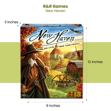 R&R Games New Haven Board Game: A Strategic Tile-Laying Board Game For Family Night