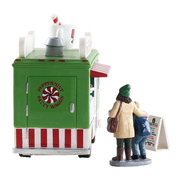 Lemax Peppermint Food Truck, Set Of 3#83364
