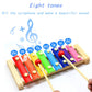 Tiny Tunes Rainbow Xylophone Wooden Musical Toy for Toddlers Ages 2 Plus Preschool Music Adventure