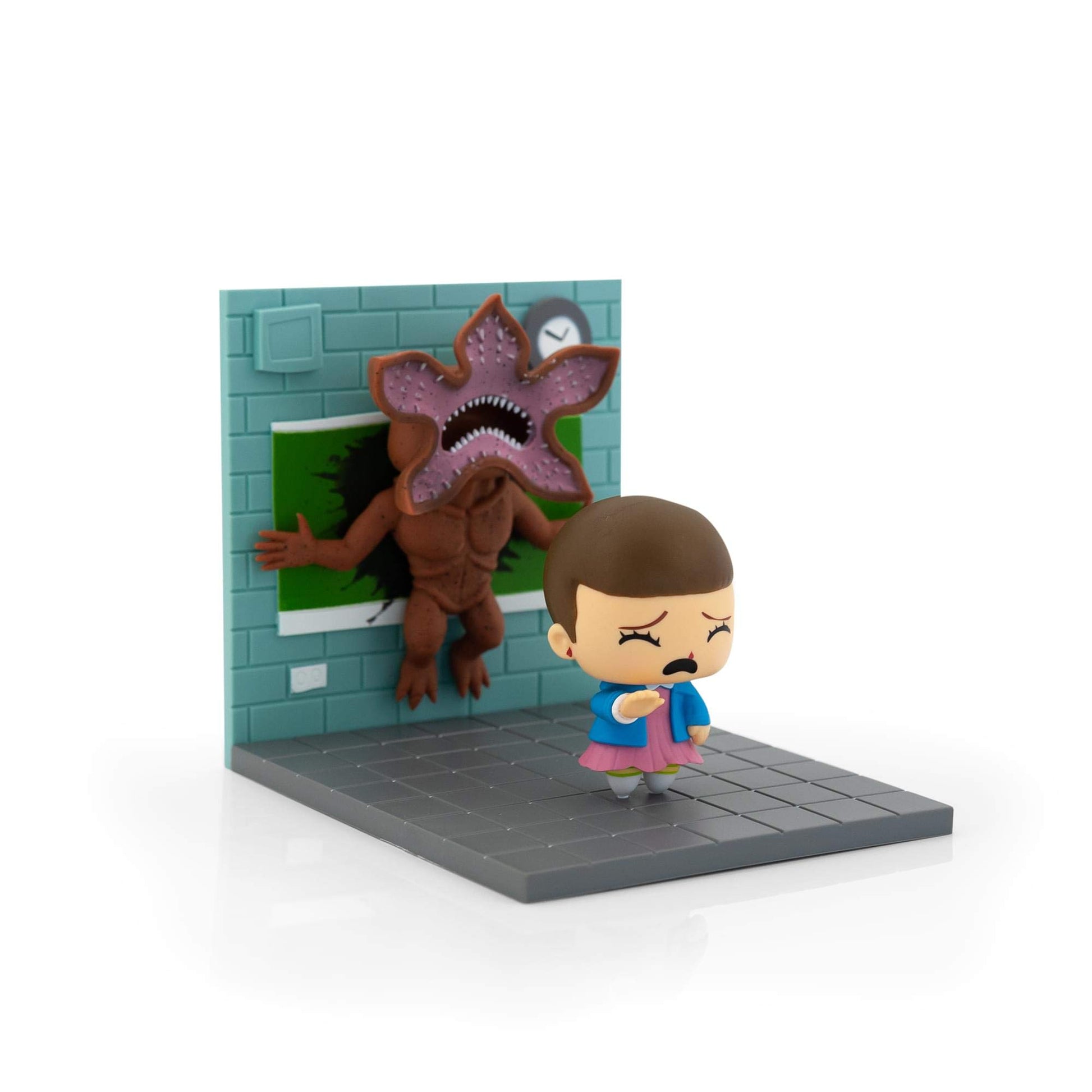 Loot Crate Stranger Things Eleven Vs. Demogorgon limited availability Diorama | Collectible SuperEmoFriends Figure| Art Design by JSalvador