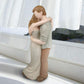 Camsoon Romantic Hug Couple Happy Wedding Anniversary Sculpted Hand-Painted Figurine Gifts For Her Him, In Loving Moments Statue Gift For Engagement Valentine'S Day Birthday