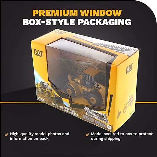 Diecast Masters 1:64 Caterpillar 950M Wheel Loader, Play & Collect Series Cat Trucks & Construction Equipment | 1:64 Scale Model