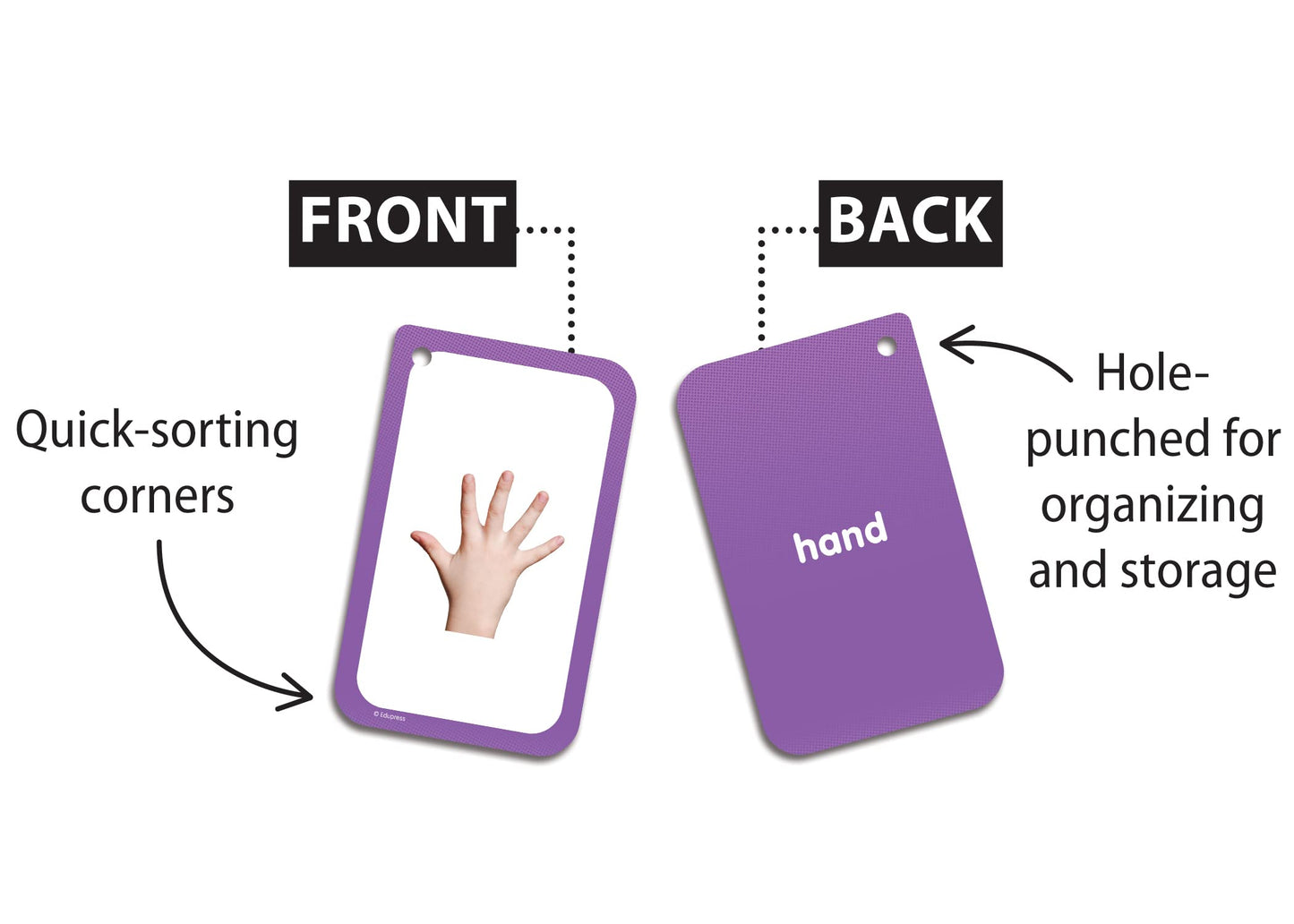 Teacher Created Resources Go Together Flash Cards, Multi, 3-1/8" x 5-1/8", Model EP62052, Paper