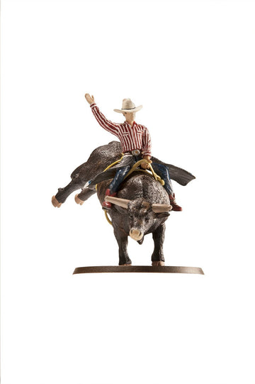 Big Country Toys Lane Frost & Red Rock Collectible Rodeo Figurine - 1:20 Scale, Plastic Model FBA_438