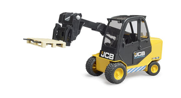 Bruder - Jcb Teletruk With Pallet (02512) - For Ages (4) And Up - Compatible With Bworld Figures