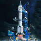 Vilbocr Building Blocks Rocket Toys - 130 Pcs Rocket Launcher For Kids 4+