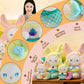 Elainren Cute Mermaid Shape Bunny Plush Toy Cuddle Blue Mermaid Fish Stuffed Marine Doll Gifts/14 ' '